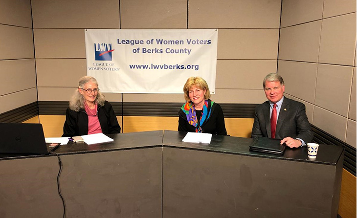 Sen. Dave Argall and I appeared on the League of Women Voters of Berks County’s live BCTV program to give viewers an update on school property taxes.