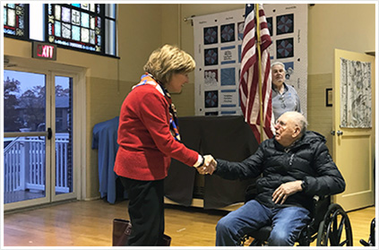 Senator Judy Schwank visits the Lutheran Home