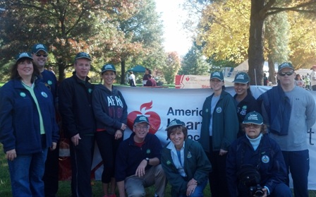 Senator Schwank and staff at Heart Walk