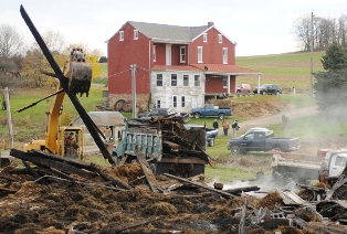 barn fire