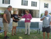 Senator Schwank presents Senate Citation recognizing the 140th anniversary of Crystal Cave