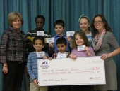 January 14, 2015: Senator Schwank congratulated Nicole Schieck, a Berks County elementary school teacher for being one of Farmers Insurance's recipients for their