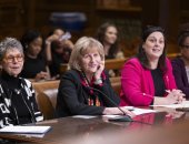 January 26, 2024: Sens. Schwank and Cappelletti, in conjunction with the Women’s Health Caucus, today hosted Alexis McGill Johnson, President and CEO of Planned Parenthood along with regional Planned Parenthood officials and advocates for a visit to the Capitol and a discussion of legislative priorities for women’s health in Pennsylvania.  The group was joined by Gov. Josh Shapiro and Dr. Valerie Arkoosh, secretary of the PA Department of Human Services.