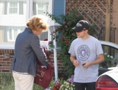 August 12, 2015: Senator Schwank visited constituents at their home in Hyde Park, Muhlenberg Township as part of a 3-day community outreach event.