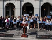 April 26, 2023 — Senator Schwank joins colleagues and advocacy groups rallied to support SB 393, SB 394, and both House companion bills at the Capitol Plaza Fountain. 