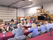 August 9, 2023: Sen. Schwank joined House and Senate colleagues for a joint Agriculture Committee meeting  today in Pennsylvania Furnace (Ferguson Township, Centre County). As part of Penn State’s annual Ag Progress Days, the committee discussed the Farm Bill pending in the U.S. Congress with U.S. Rep. Glenn Thompson, chair of the U.S. House Agriculture Committee.