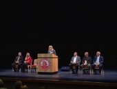 November 22, 2023:  The signs for the Police Officer Scott A. Wertz Memorial Bridge were unveiled, and a ceremony was held at the Miller Center for the Arts to honor the late police officer.