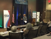 March 30, 2016: Senator Schwank welcomed Special Keynote Speaker: Erin Andrew, Assistant Regional Director for Women's Business Development, US Small Business Administration to the first Annual "W.E.R.O.A.R: Women Entrepreneurs Relationships, Opportunities, Assistance, and Resources Summit."