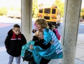 October 19, 2018: I had the great opportunity to greet Muhlenberg Elementary Center students as they walked into school. We were invited by Principal Krista Venza. She and her staff at the MEC have made it their mission to make students feel welcomed. Mike Toledo, the executive director of the Daniel Torres Hispanic Center, joined me and we spent an hour high-fiving students and wishing them a good day – all while wearing Word of the Week (WOW) capes. 