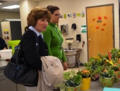 Senator Schwank with instructor Kathleen Salisbury horticulture dept of Berks Career and Technology Center East campus :: November 18, 2011