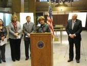 December 2, 2013: Senator Schwank appeared with members of the Reading City Revitalization and Improvement Zone (CRIZ) Authority, U.S. Representative Pitts, and State Representative Rozzi, at a press conference to announce that Reading has submitted its application for CRIZ funding.