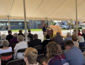 September 2022: Senator Schwank attends the dedication of the brand-new Delight E. Breidegam Building, which will serve as the new home of the headquarters for the Pennsylvania Cultural Heritage Center.