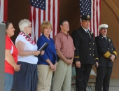 31 de mayo de 2014: Ceremonia del centenario de la Compañía de Bomberos de Fleetwood.