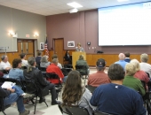 September 26, 2013: Senator Schwank held a town hall meeting in Morgantown for new residents of the 11th Senate District. The meeting is part of an ongoing series of town hall meetings the Senator hosts in various communities throughout the 11th Senate District.