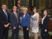 This summer I have been fortunate to have five dedicated, hard-working young people interning in my office.