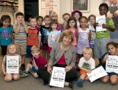 August 22, 2014: In addition to several other child care center tours, Senator Schwank visited the Reading Hospital's Child Development Center.