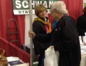 October 29, 2013: Senator Schwank provided pamphlets and information on state programs that her office assists with at the Berks Encore Senior Expo.