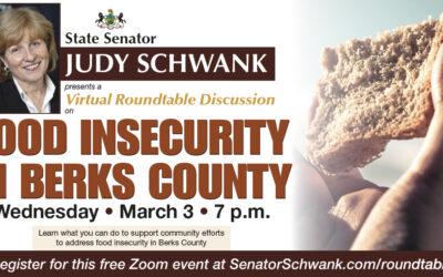 Schwank Hosting Second Lady Fetterman, Secretary Redding in Roundtable Discussion on Food Insecurity in Berks County 