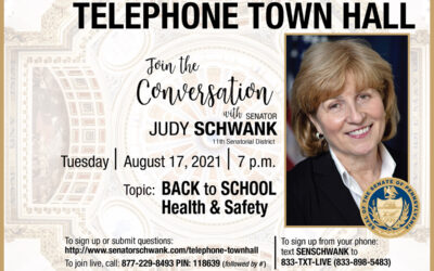 Schwank Hosts Telephone Town Hall on Back-to-School Health and Safety