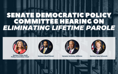 Senate Dems Virtual Hearing Focuses on Ending Lifetime Parole in PA