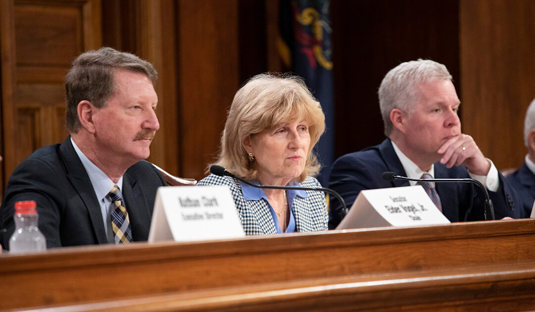 Sens. Elder Vogel, Jr. and Judy Schwank