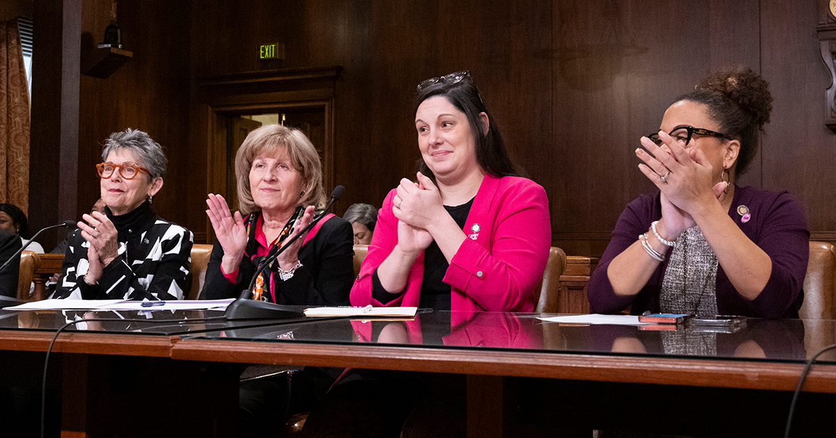 Rep. Mary Jo Daley, Sen. Judy Schwank, Sen. Amanda Cappelletti, Rep. Gina H. Curry